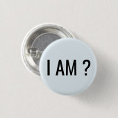 Badge Rond 2,50 Cm Je suis Texte (Devant & derrière)