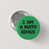 Badge Rond 2,50 Cm Je suis un étudiant en physique mathématique génie (Devant & derrière)