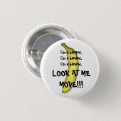 Badge Rond 2,50 Cm Je suis une banane (Devant & derrière)