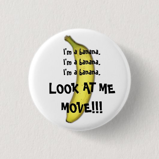 Badge Rond 2,50 Cm Je suis une banane (Devant)