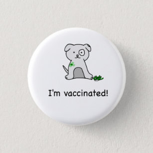 Badge Rond 2,50 Cm Je suis vacciné !