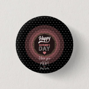 Badge Rond 2,50 Cm Je t'aime maman