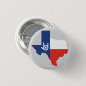 Badge Rond 2,50 Cm Je t'aime Texas (Devant & derrière)