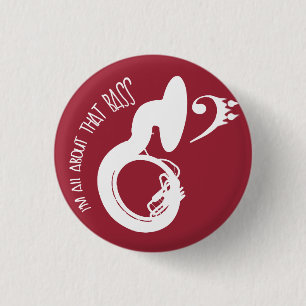 Badge Rond 2,50 Cm J'en parle ! (sousaphone)