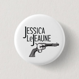 Badge Rond 2,50 Cm Jessica Le Jeaune Button