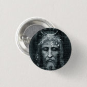 Badge Rond 2,50 Cm Jesus Face  (Devant & derrière)