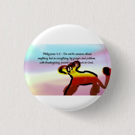 Badge Rond 2,50 Cm jésus, fais quelque chose  (Devant)