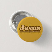 Badge Rond 2,50 Cm Jésus me sauve de tes disciples (Devant & derrière)
