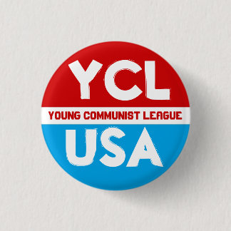 Badge Rond 2,50 Cm Jeune Pin communiste de la ligue (YCLUSA)