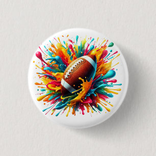 Badge Rond 2,50 Cm Jeux de balle modernes et colorés