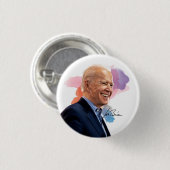 Badge Rond 2,50 Cm Joe Biden 2020 (Devant & derrière)
