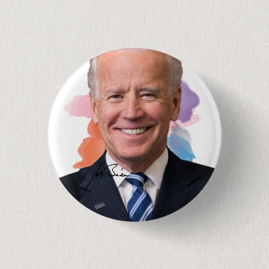 Badge Rond 2,50 Cm Joe Biden - Kamala Harris 2020 (Devant)