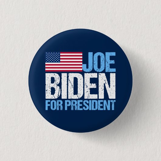 Badge Rond 2,50 Cm Joe Biden, président (Devant)
