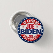 Badge Rond 2,50 Cm Joe Biden, Président (Devant & derrière)
