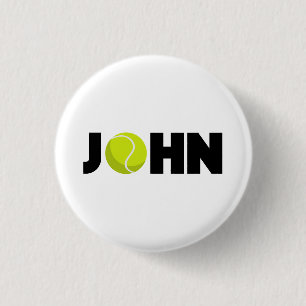 Badge Rond 2,50 Cm John Tennis
