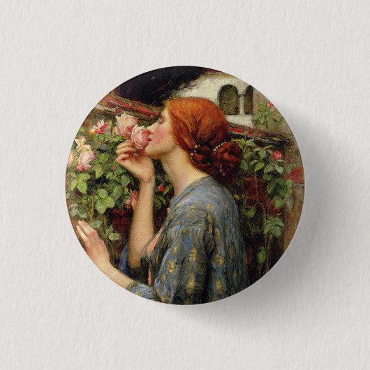 Badge Rond 2,50 Cm John William Waterhouse (Devant)