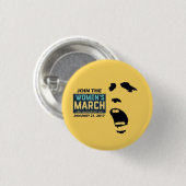 Badge Rond 2,50 Cm Joignez mars des femmes (Devant & derrière)