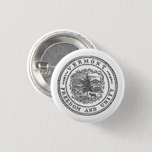 Badge Rond 2,50 Cm Joint du Vermont (Devant & derrière)
