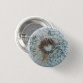 Badge Rond 2,50 Cm Joli Dandelion blanc (Devant & derrière)