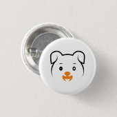 Badge Rond 2,50 Cm Joli rose (Devant & derrière)