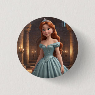 Badge Rond 2,50 Cm Jolie princesse