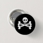 Badge Rond 2,50 Cm Jolly roger (Devant & derrière)