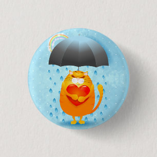 Badge Rond 2,50 Cm Jour de la pluie