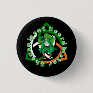 Badge Rond 2,50 Cm Jour de la Saint Patrick du coordinateur des Shena