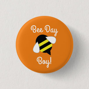 Badge Rond 2,50 Cm Journée de l'abeille Fête d'anniversaire Enfants