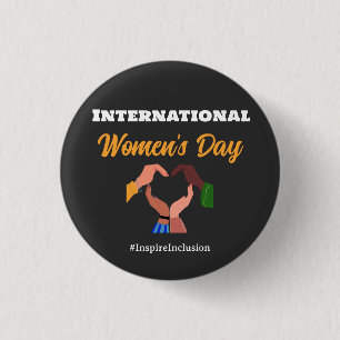 Badge Rond 2,50 Cm Journée internationale de la femme 2025 inclusion