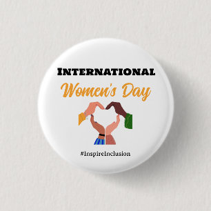 Badge Rond 2,50 Cm Journée internationale de la femme 2025 inclusion