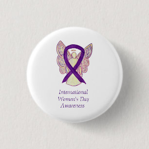 Badge Rond 2,50 Cm Journée internationale de la femme Sensibilisation