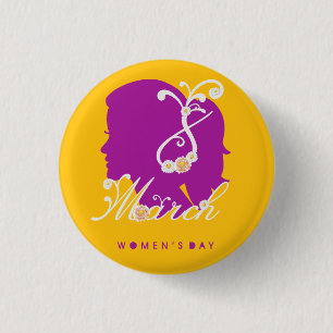 Badge Rond 2,50 Cm journée internationale des femmes 8 mars 2025