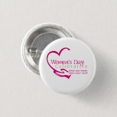 Badge Rond 2,50 Cm Journée internationale des femmes bus (Devant & derrière)