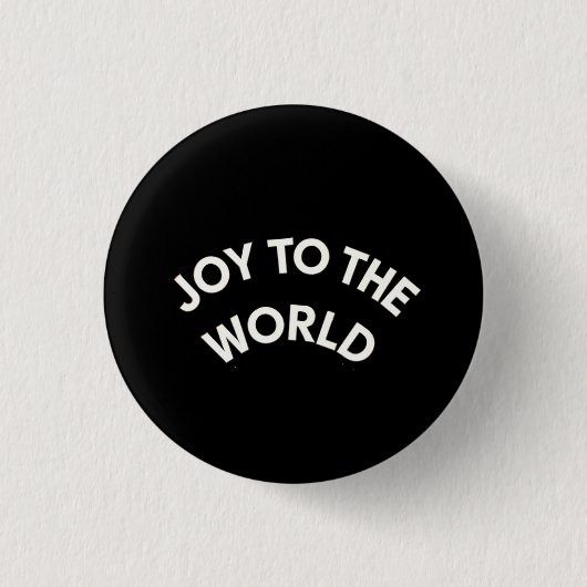 Badge Rond 2,50 Cm Joy to the World (Devant)