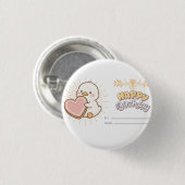 BADGE ROND 2,50 CM JOYEUX ANNIVERSAIRE (Devant & derrière)