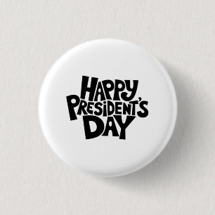 Badge Rond 2,50 Cm Joyeux classique de la fête du président
