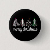 Badge Rond 2,50 Cm Joyeux Noël (Devant)