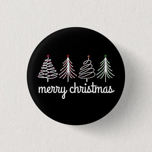 Badge Rond 2,50 Cm Joyeux Noël (Devant)