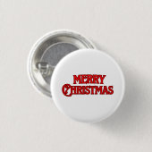 Badge Rond 2,50 Cm Joyeux Noël (Devant & derrière)