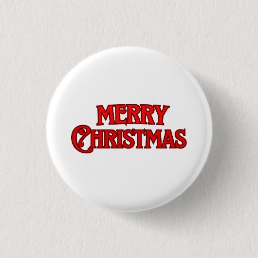 Badge Rond 2,50 Cm Joyeux Noël (Devant)