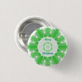 Badge Rond 2,50 Cm Joyeux Noël (Devant & derrière)