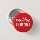 Badge Rond 2,50 Cm Joyeux Noël (Devant & derrière)