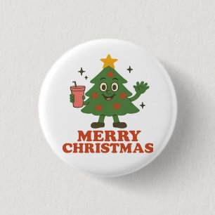 Badge Rond 2,50 Cm Joyeux Noël