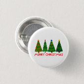 Badge Rond 2,50 Cm Joyeux Noël (Devant & derrière)
