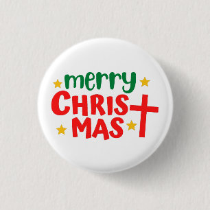 Badge Rond 2,50 Cm Joyeux Noël