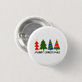 Badge Rond 2,50 Cm Joyeux Noël (Devant & derrière)