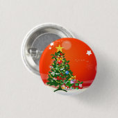 Badge Rond 2,50 Cm Joyeux Noël (Devant & derrière)