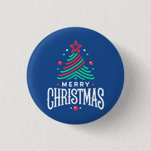 Badge Rond 2,50 Cm Joyeux Noël 1