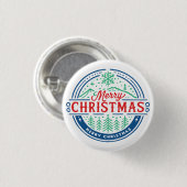 Badge Rond 2,50 Cm Joyeux Noël 2 (Devant & derrière)